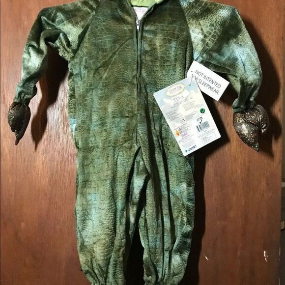 Princess Paradise T-Rex Premium Child Costume Green Dinosaur Dragon 12/18 Mos - Picture 2 of 9